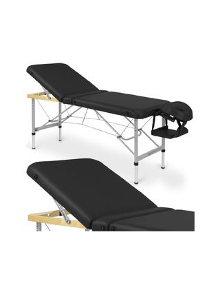 Table de massage en aluminium Aero Plus 60 cm K015 Noir