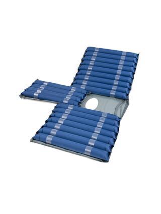 Matelas contre les escarres avec compresseur partie amovible pour les selles et l'urine