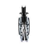 Fauteuil roulant pliable avec cadre en acier