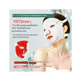 Masque lumineux rouge LED 4D - Masque facial