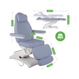 Fauteuil de soins esthétiques électrique Elara PRO 4 - violet