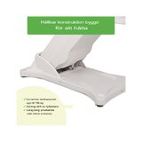 Fauteuil de soins esthétiques électrique Elara PRO 6P - blanc