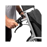 Fauteuil roulant inclinable en aluminium