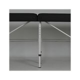 Table de massage Medmal Alu 70 Vinyl Flex K015 Noir