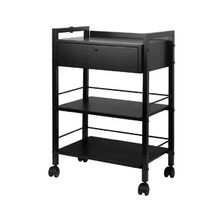 Table d'assistance à roulettes - Noir