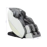 Fauteuil de massage 3D Sakura Maximus 809 blanc gris