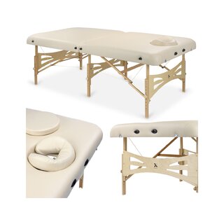 Table de massage - Integral Light avec tête en bois K033 Beige