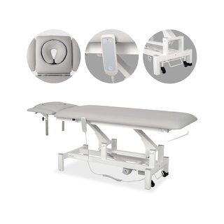 Table de massage Fortis 4 ERGO à réglage électrique - gris clair