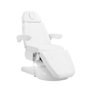 Fauteuil de soins et de beauté Lux 4 moteurs - blanc