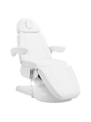 Fauteuil de soins et de beauté Lux 4 moteurs - blanc