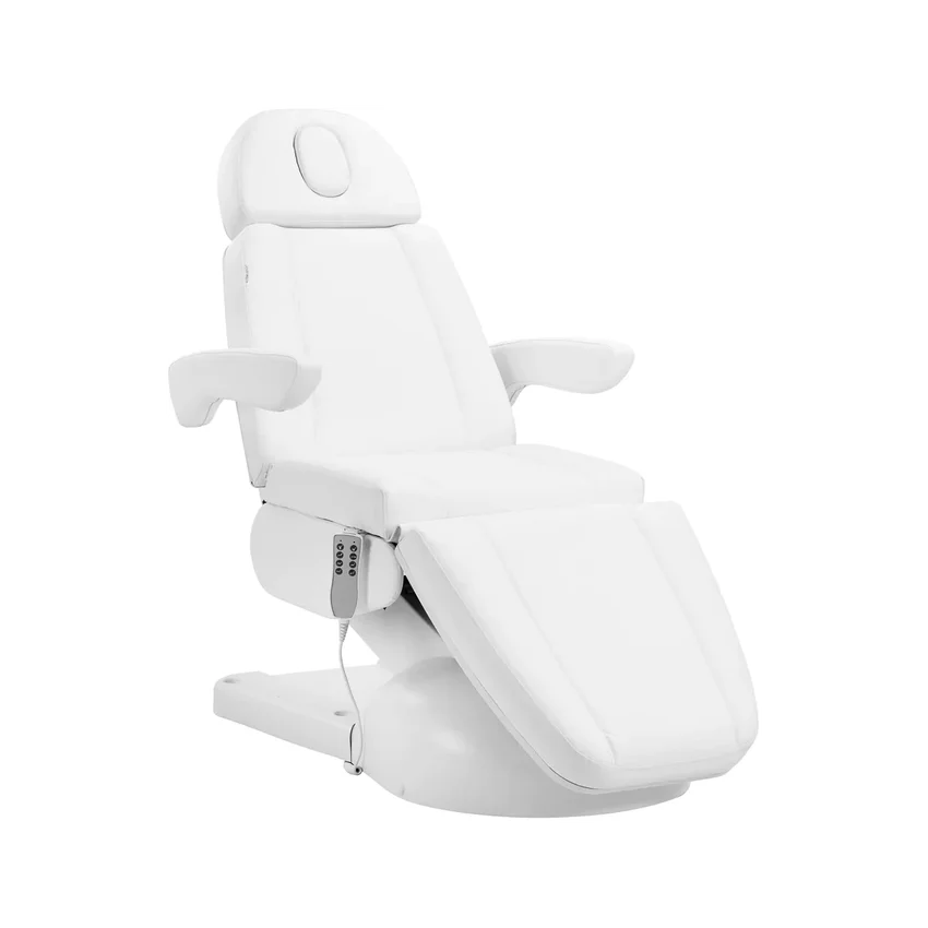 Fauteuil de soins et de beauté Lux 4 moteurs - blanc