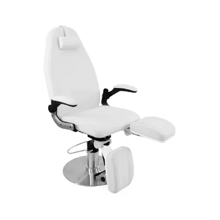 Fauteuil de pédicure hydraulique Azzurro 713A blanc