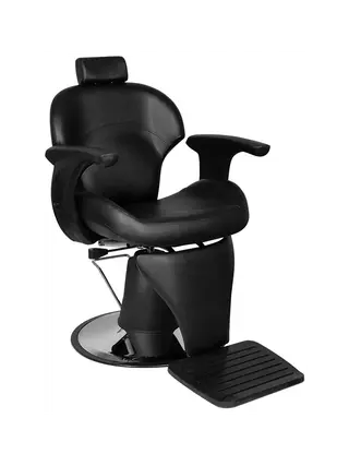 Fauteuil de barbier Gabbiano Igor noir