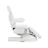 Fauteuil électrique Azzurro Lux pour soins esthétiques 3 moteurs blanc
