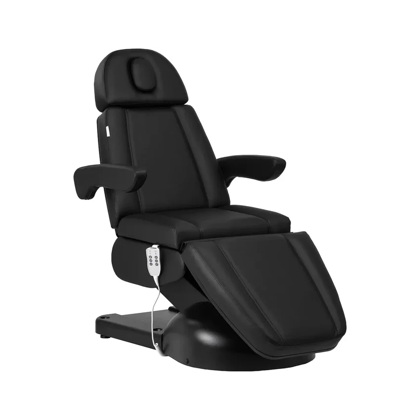 Fauteuil de beauté Azzurro Lux 3 moteurs Noir