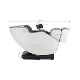 Fauteuil de massage 3D Sakura Maximus 809 blanc gris