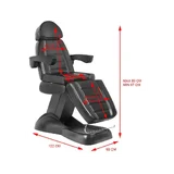Fauteuil de soins électrique Lux noir