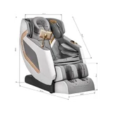 Fauteuil de massage Sakura Classic 802A blanc gris