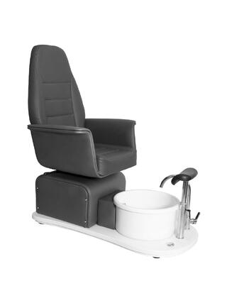 Fauteuil de pédicure SPA avec bain de pieds - Gris