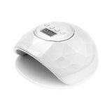 Lampe LED UV brillante 86W blanc/argent nacré