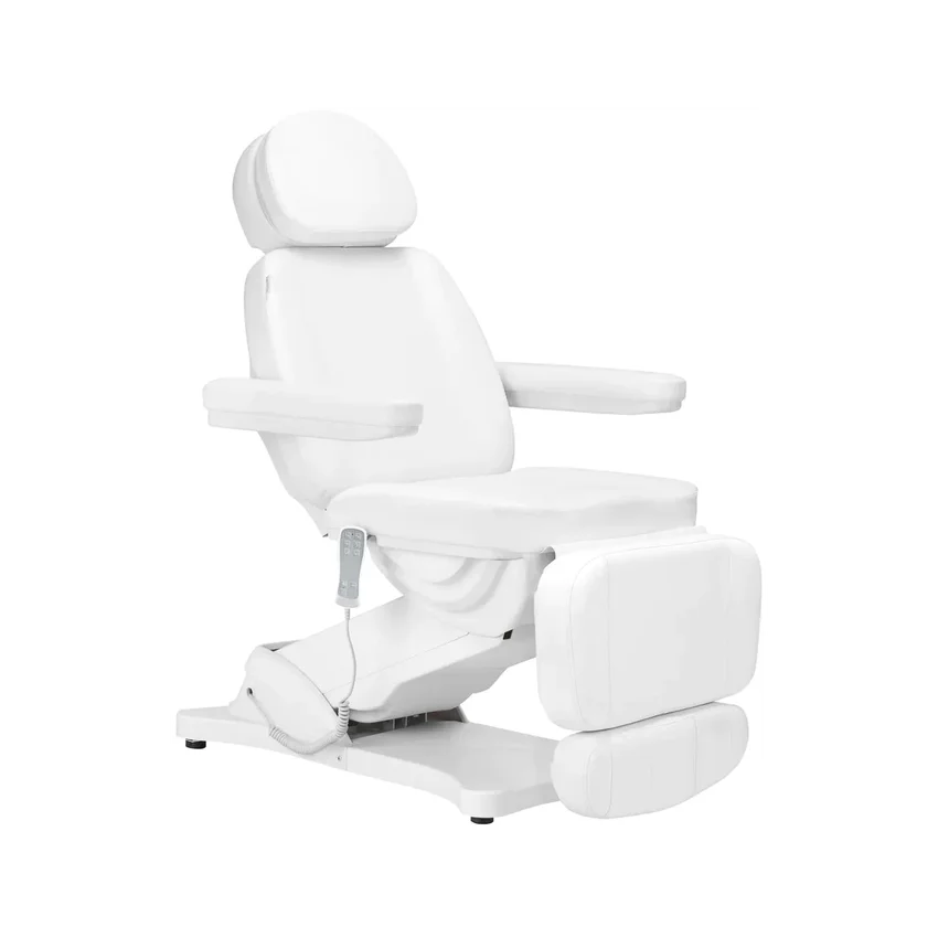 Fauteuil de soins électrique SILLON CLASSIC – 3 moteurs avec chauffage, blanc (2e édition)