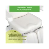 Fauteuil de soins esthétiques électrique Elara PRO 6P - blanc