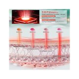 Masque lumineux rouge LED 4D - Masque facial