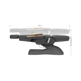 Fauteuil de soins électrique SILLON Lux 273b 3 moteurs gris