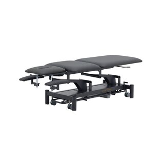 Table de massage électrique 5 sections - Rila PRO - Structure grise, revêtement gris