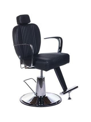 Chaise de barbier noire OLAF Retro BH-3273