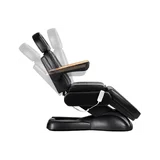 Fauteuil de soins électrique SILLON Lux 273b 3 moteurs noir