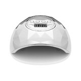 Lampe LED UV brillante 86W blanc/argent nacré