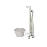 Chaise de douche pliable avec fonction toilettes – Roues avec freins