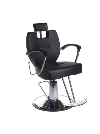 Chaise de barbier noire HEKTOR BH-3208