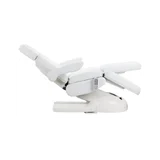 Fauteuil électrique Azzurro Lux pour soins esthétiques 5 moteurs blanc