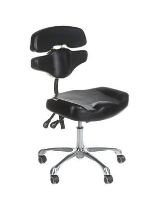 Tabouret de tatouage pivotant JUHO INKOO avec dossier