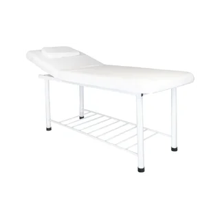 Table de massage stationnaire blanche