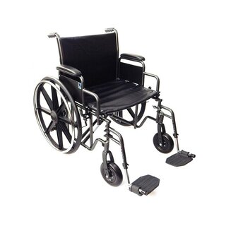 Fauteuil roulant extra large 56 cm cadre renforcé – Capacité de poids : 225 kg