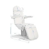 Fauteuil de soins électrique réglable Eclipse 3 blanc