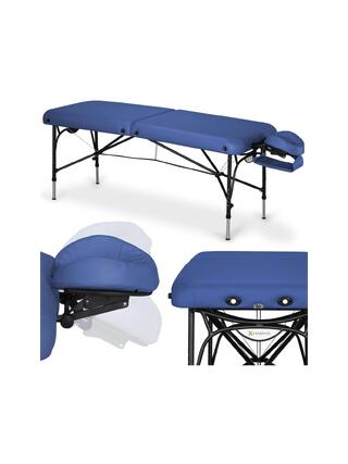Table de massage Smart Alu 70 Vinyl Flex K015 Bleu