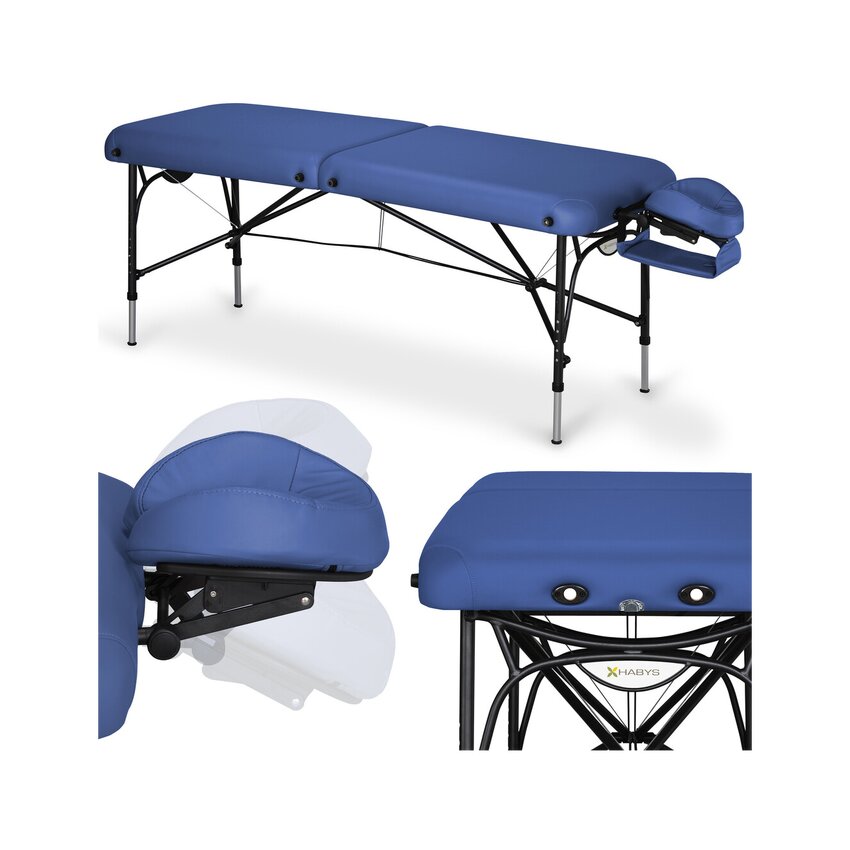 Table de massage Smart Alu 70 Vinyl Flex K015 Bleu