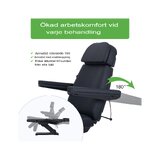 Fauteuil de soins électrique - Selia PRO 4 - noir