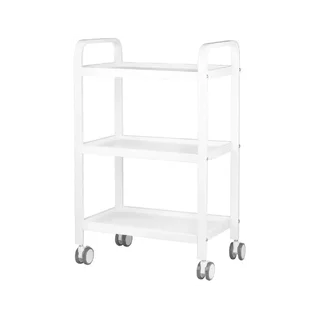 Table de travail sur roulettes chariot sur roulettes Hs09 blanc