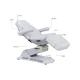 Fauteuil de soins esthétiques, 4 moteurs