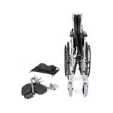 Fauteuil roulant inclinable en aluminium