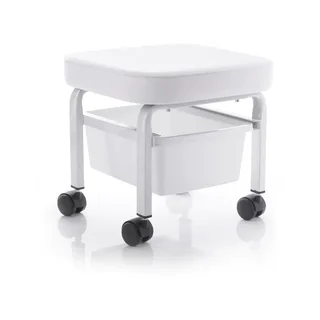 Tabouret avec bain de pieds et récipient