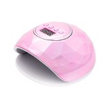 Lampe LED UV brillante 86W Rose Perle