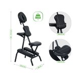 Fauteuil de massage énergétique - noir