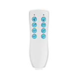 Fauteuil cosmétique pivotant électrique Azzurro 869A, 4 moteurs, blanc