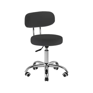 Fauteuil de soins rond sur roulettes a-007 noir